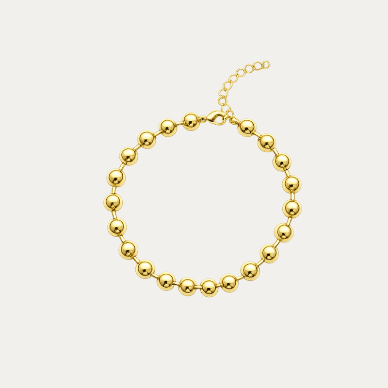 Chunky Gold Ball Bracelet