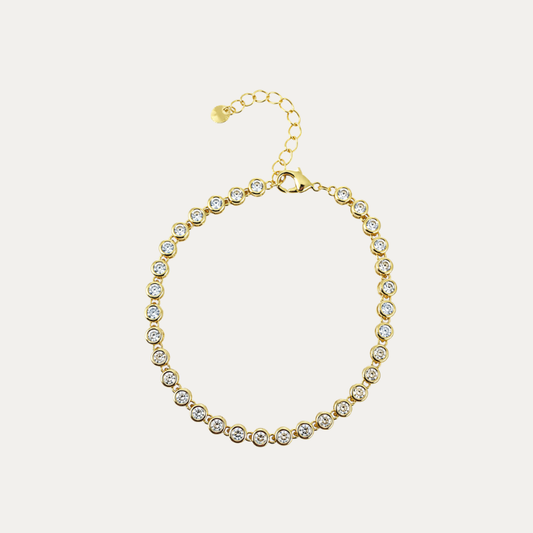 Bezel Tennis Bracelet