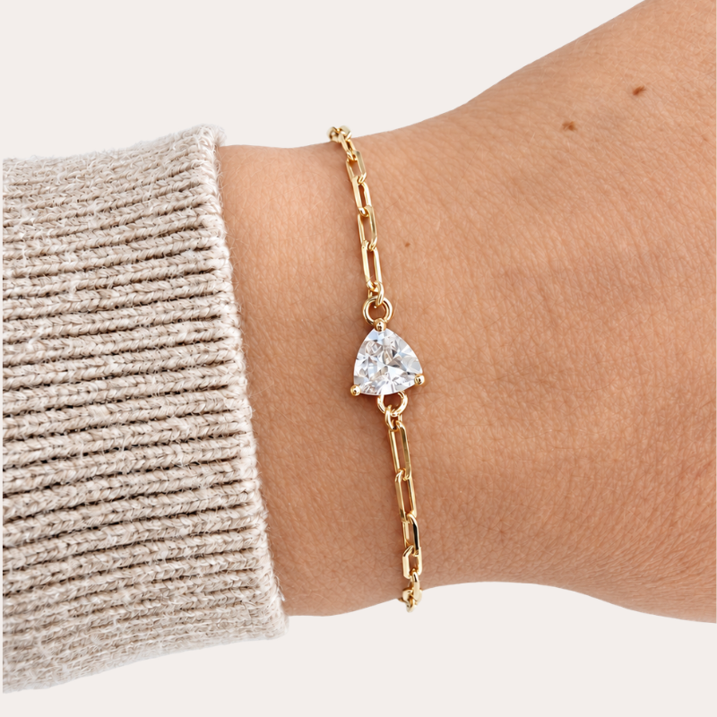 Trillion Zircon Bracelet