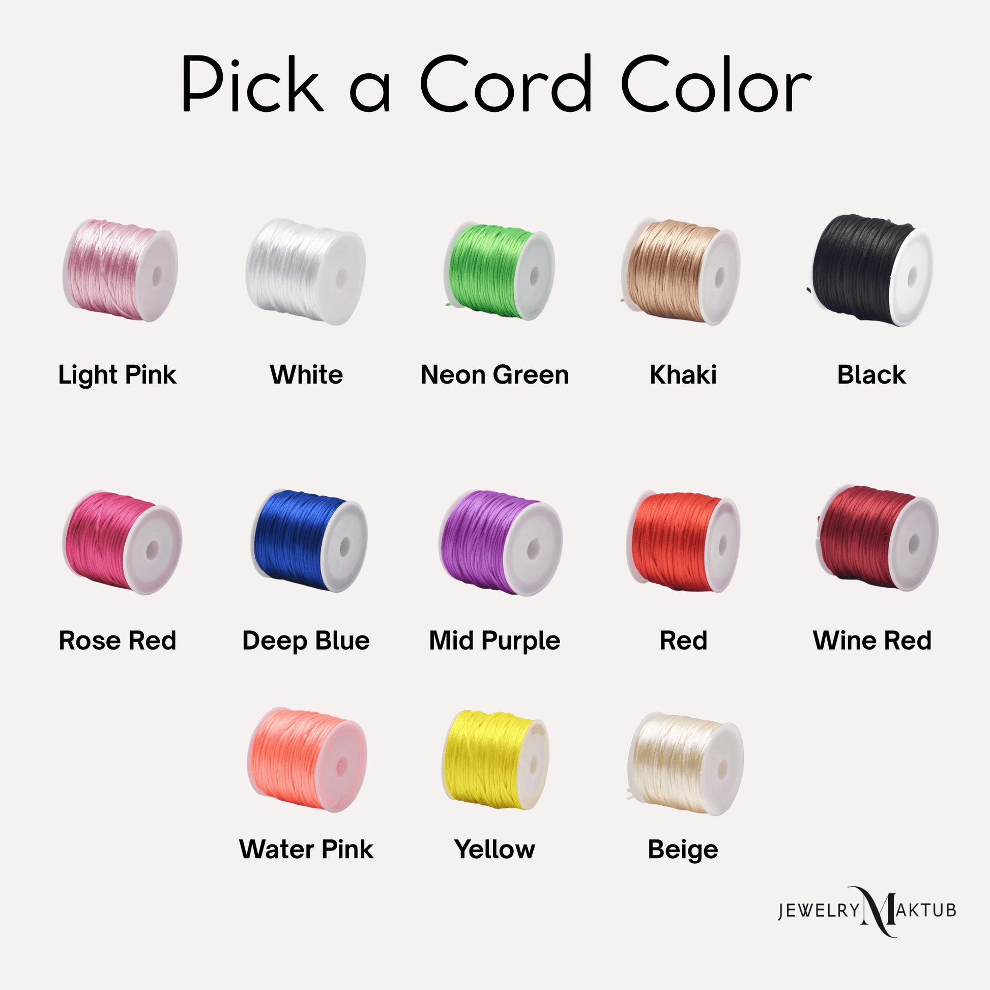 Letter Cord Bracelet - Jewelry Maktub LLC