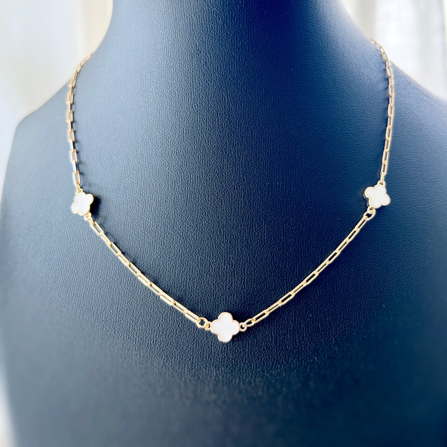 Lucky Clover Necklace - Jewelry Maktub LLC
