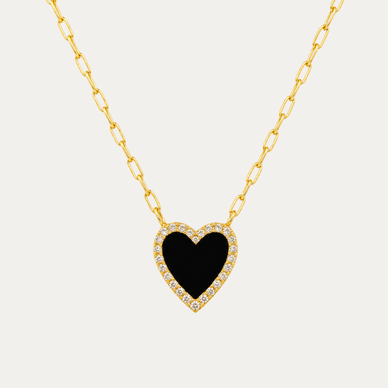 Lucy Heart Necklace - Jewelry Maktub LLC