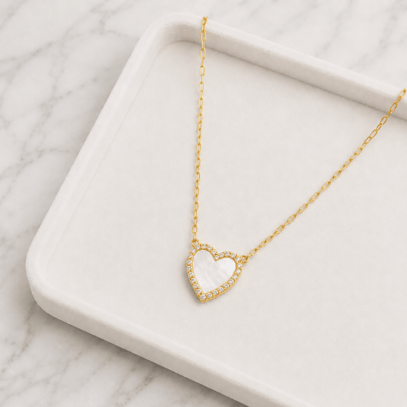 Lucy Heart Necklace - Jewelry Maktub LLC