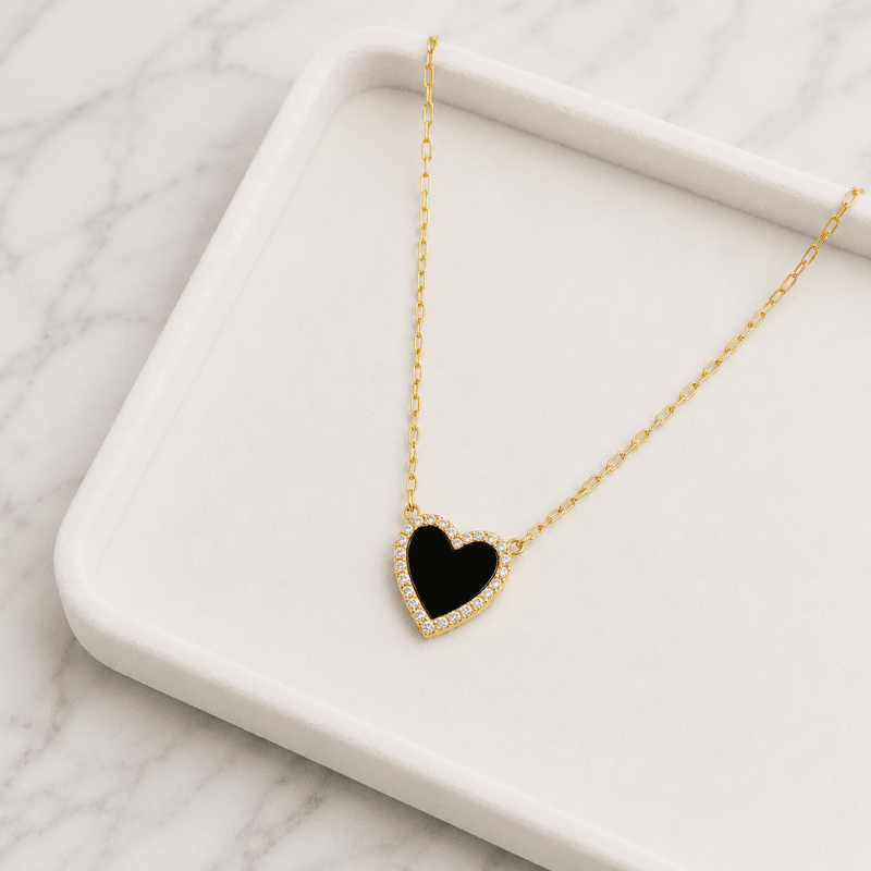 Lucy Heart Necklace - Jewelry Maktub LLC