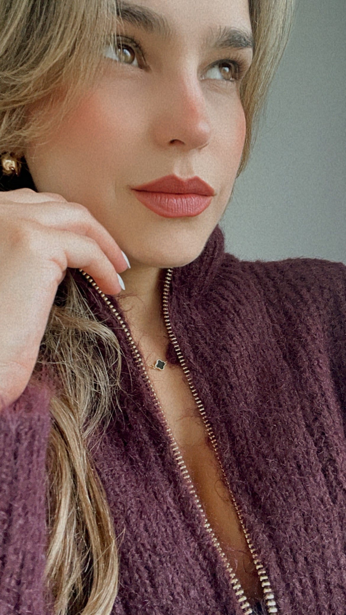 Mini clover necklace - Jewelry Maktub LLC
