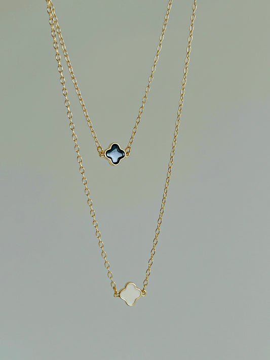 Mini clover necklace - Jewelry Maktub LLC