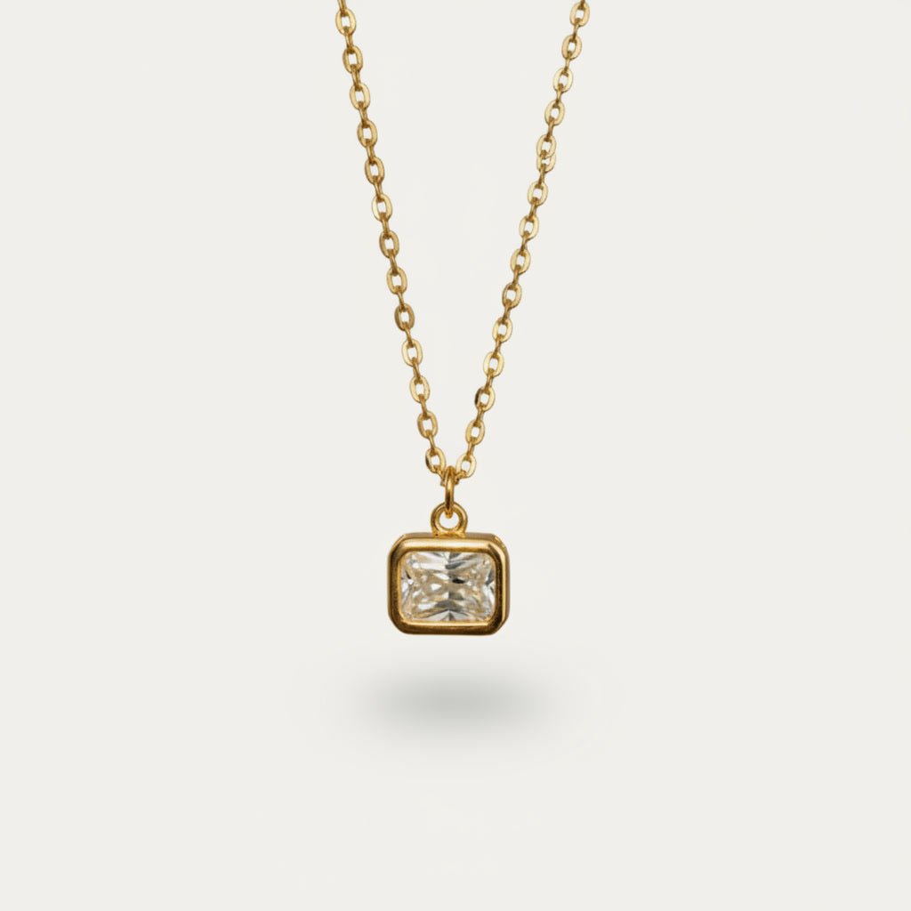 Muse Bezel Necklace - Jewelry Maktub LLC