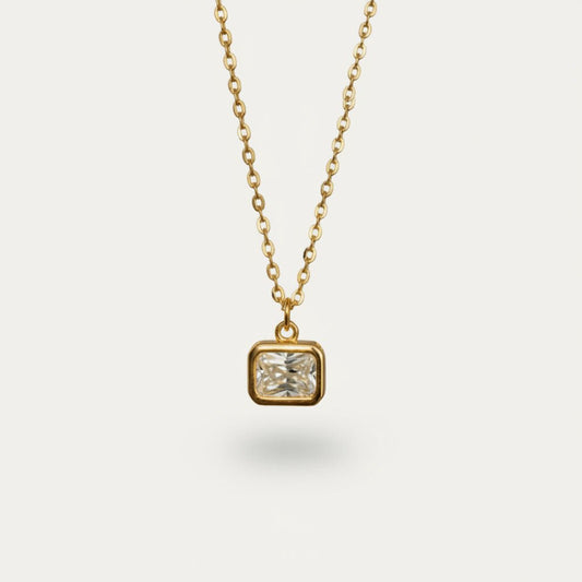 Muse Bezel Necklace - Jewelry Maktub LLC