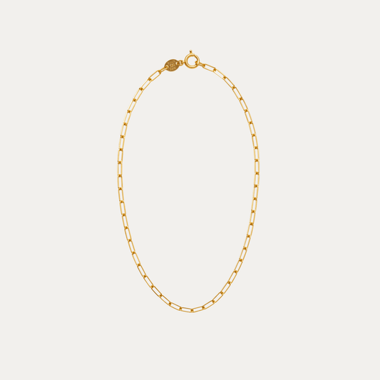 Paperclip Anklet - Jewelry Maktub LLC