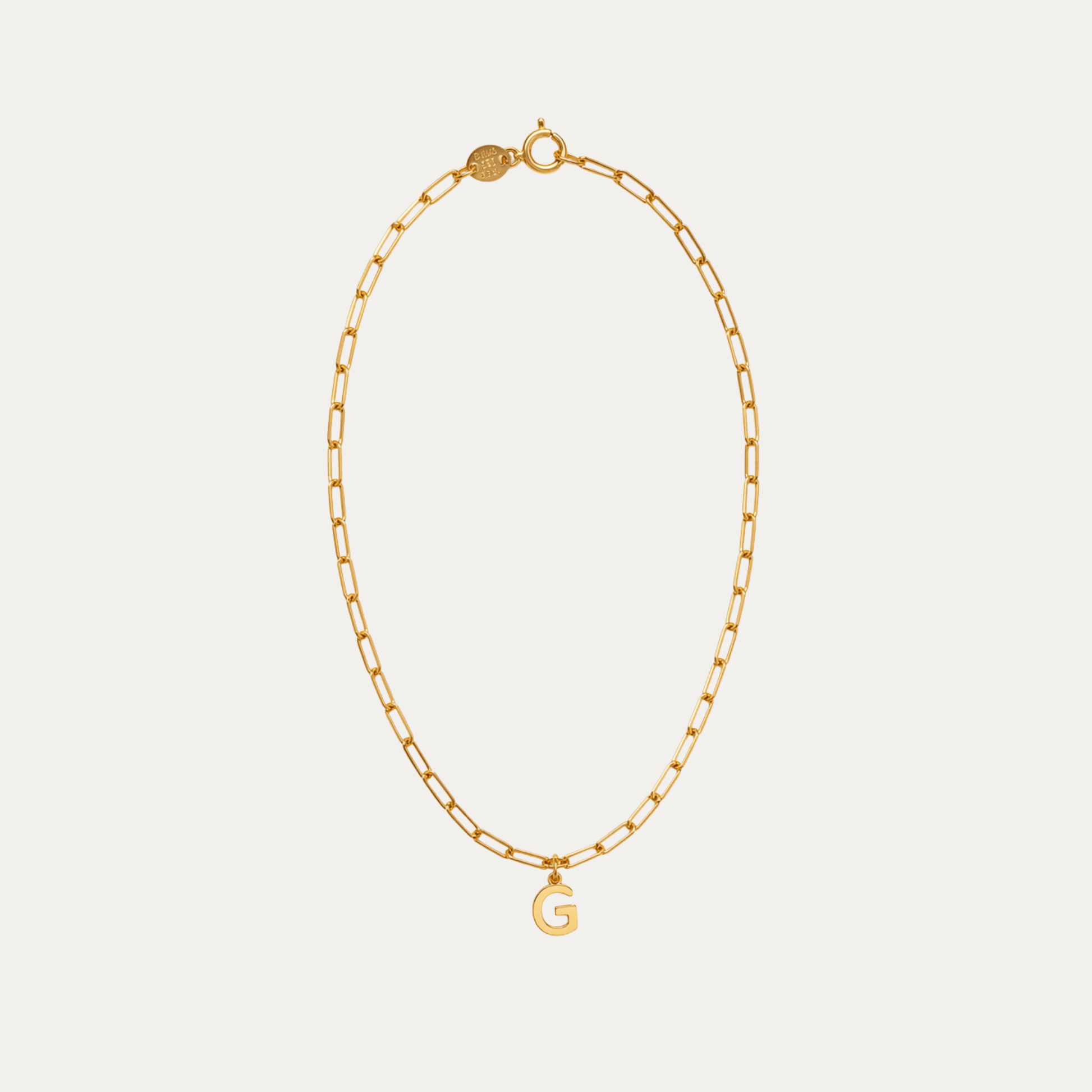Personalized Initial Anklet - Jewelry Maktub LLC