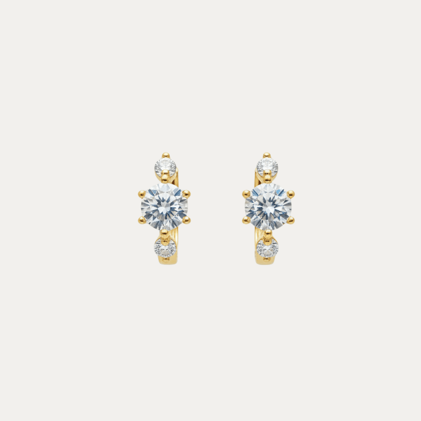 Shimmer Huggie Earrings - Jewelry Maktub LLC