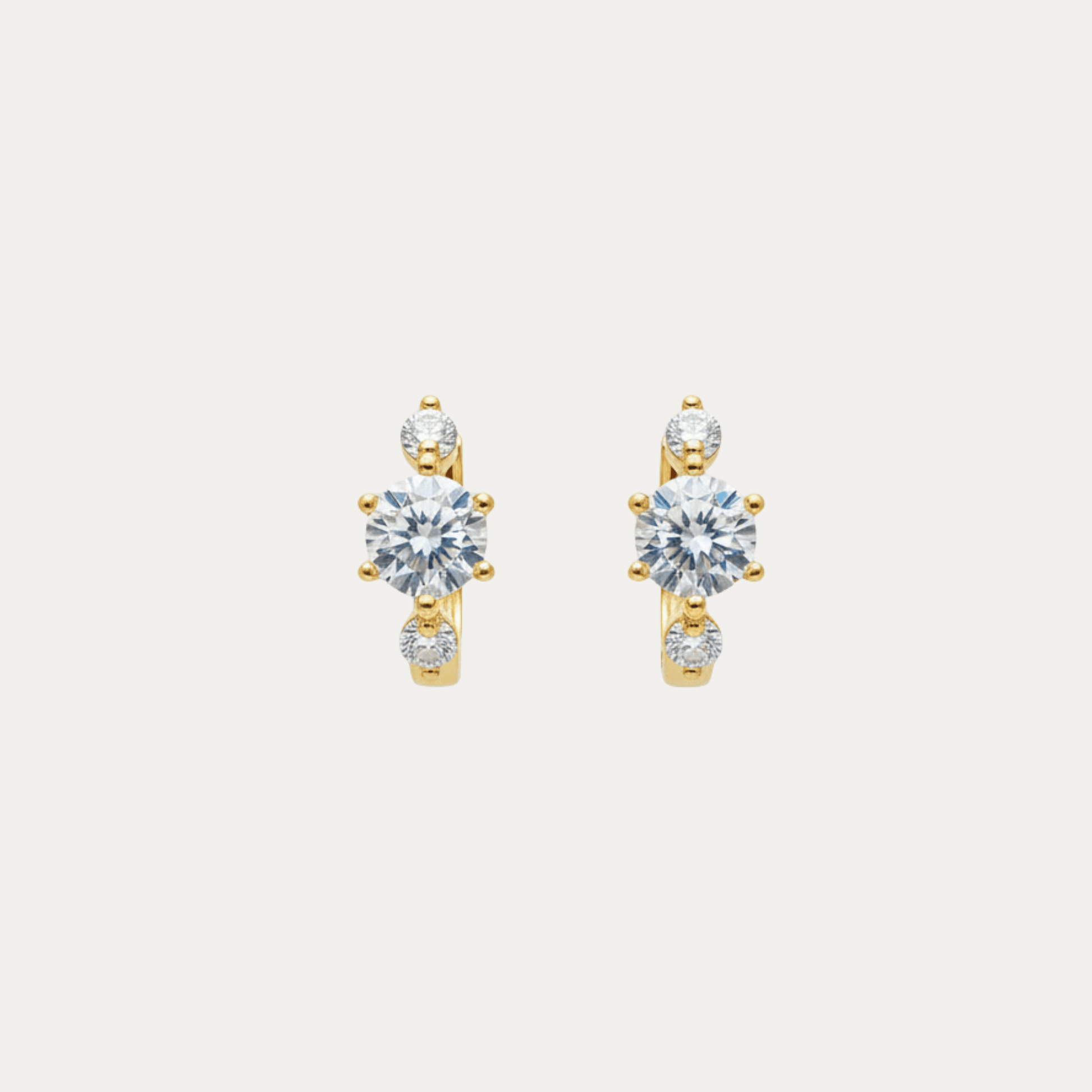 Shimmer Huggie Earrings - Jewelry Maktub LLC