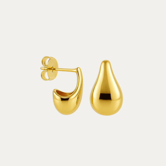 Small Gold Drop - Jewelry Maktub LLC
