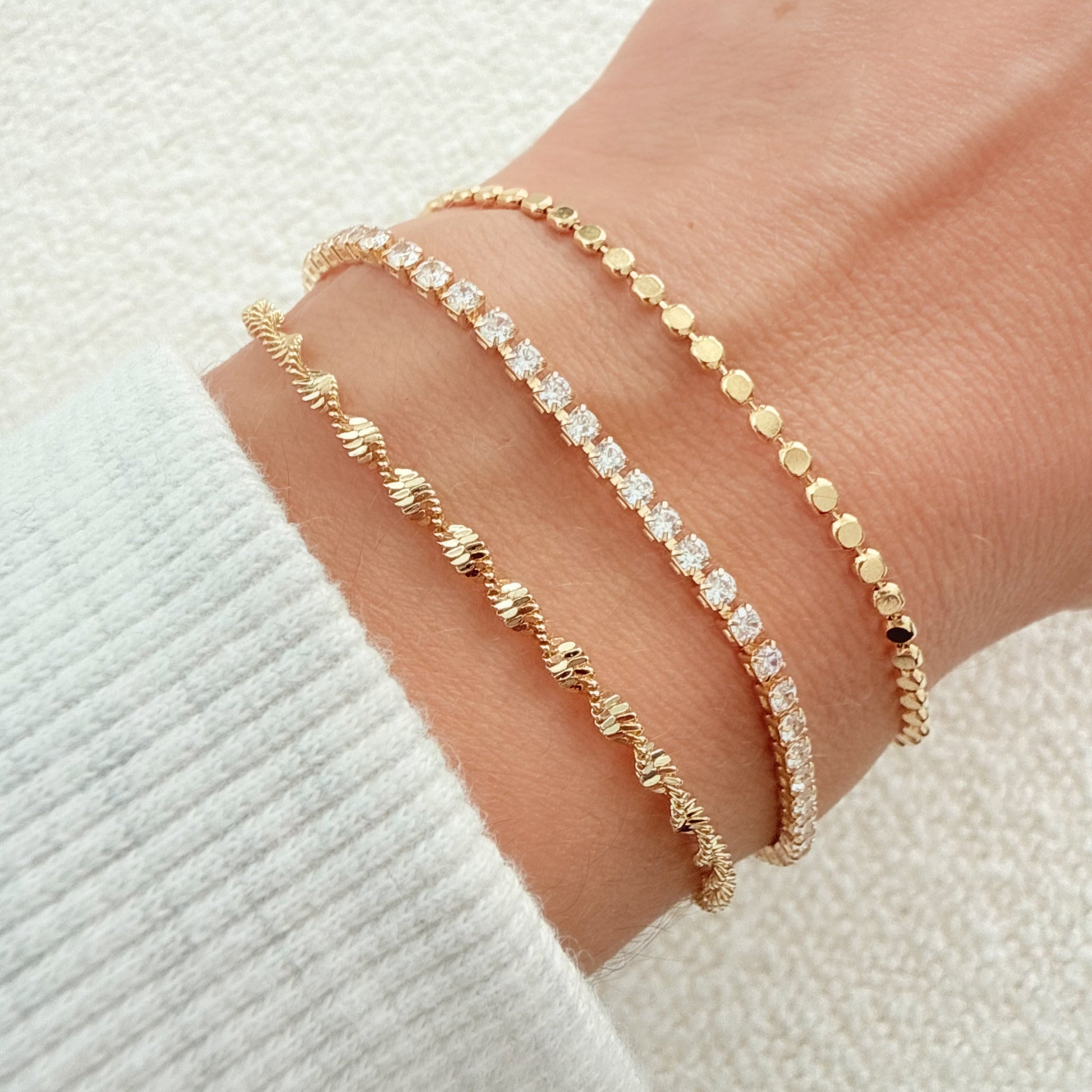 Sofi tennis Bracelet - Jewelry Maktub LLC