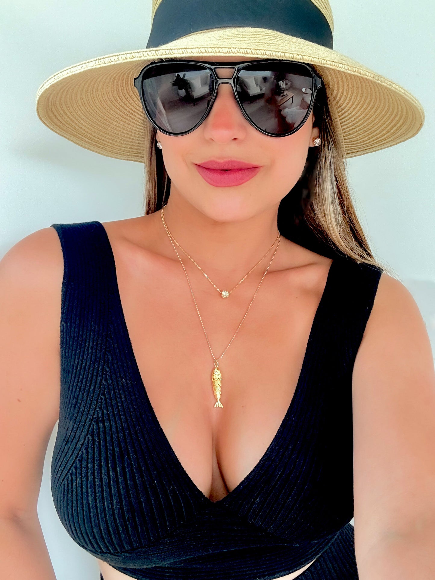 Summer Fish Necklace - Jewelry Maktub LLC