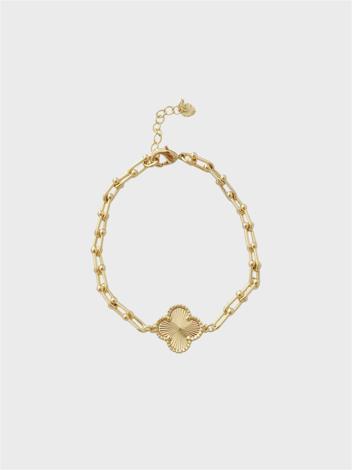 Sunburst Clover Bracelet - Jewelry Maktub LLC