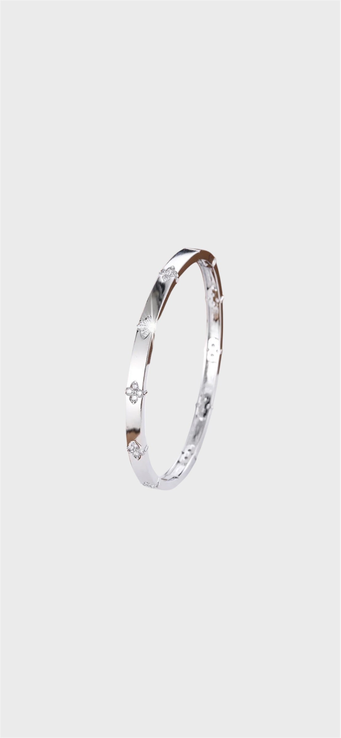 The Flower Bangle - Jewelry Maktub LLC