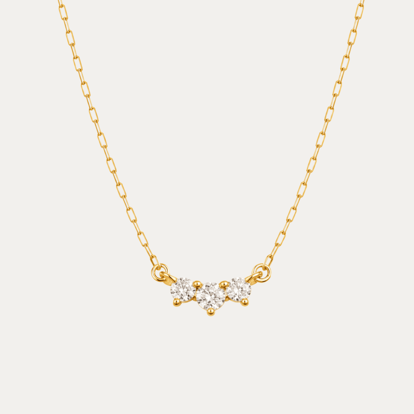 Trio Sparkle Necklace - Jewelry Maktub LLC