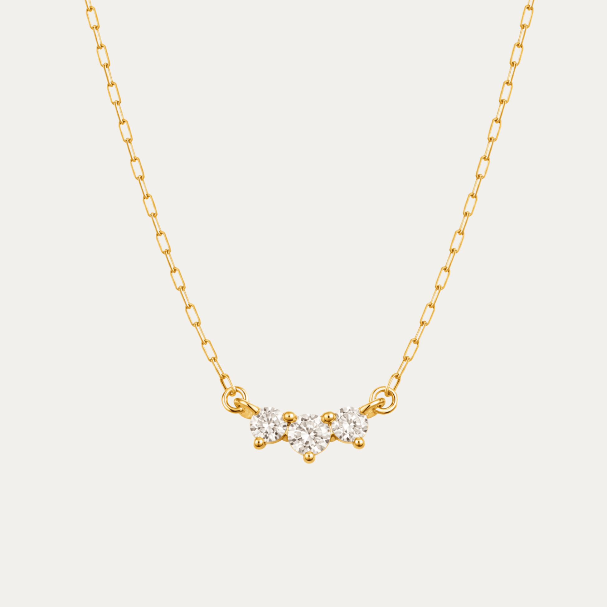 Trio Sparkle Necklace - Jewelry Maktub LLC