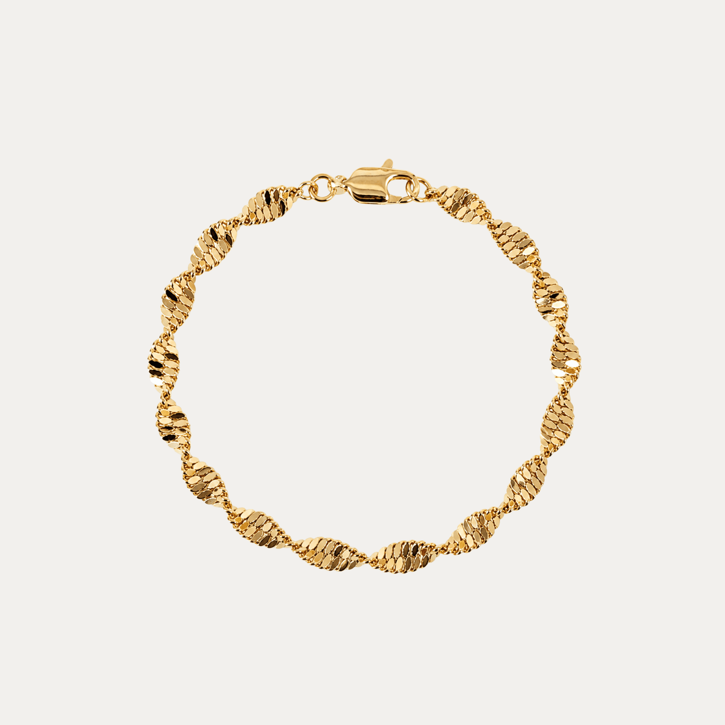 Twist Gold Bracelet - Jewelry Maktub LLC