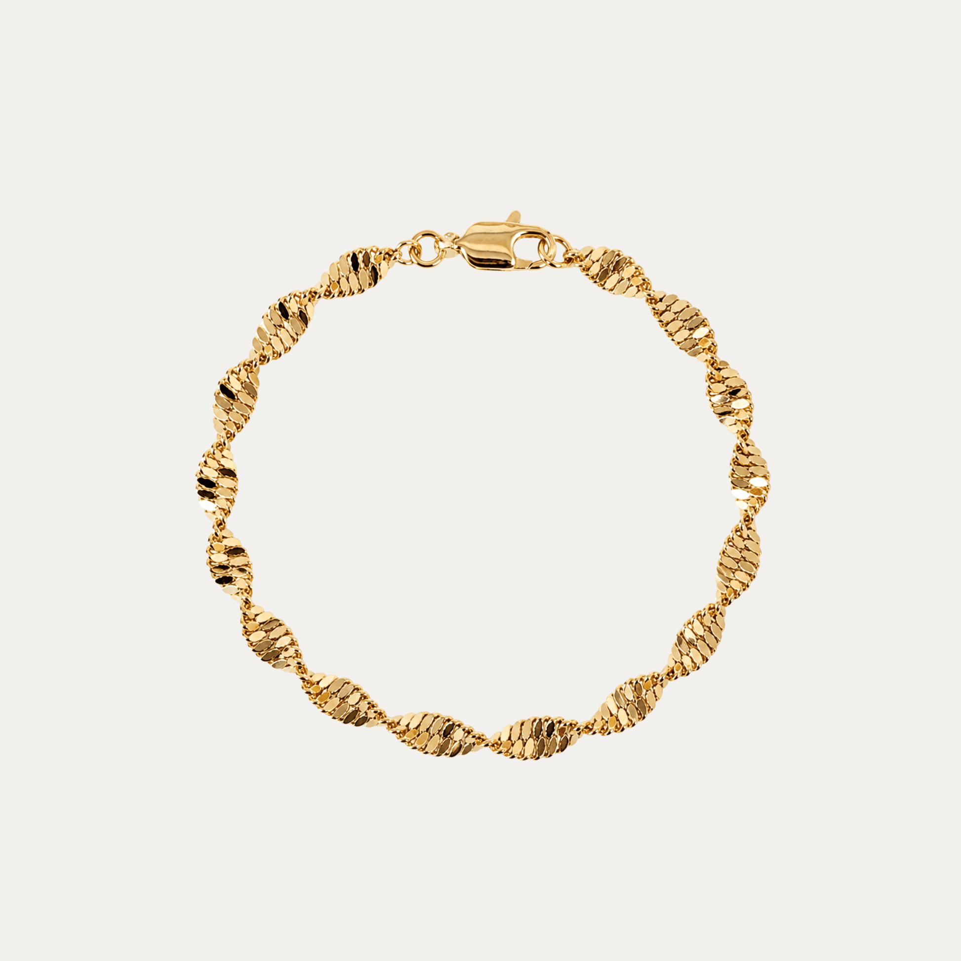 Twist Gold Bracelet - Jewelry Maktub LLC