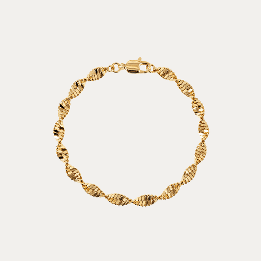 Twist Gold Bracelet - Jewelry Maktub LLC
