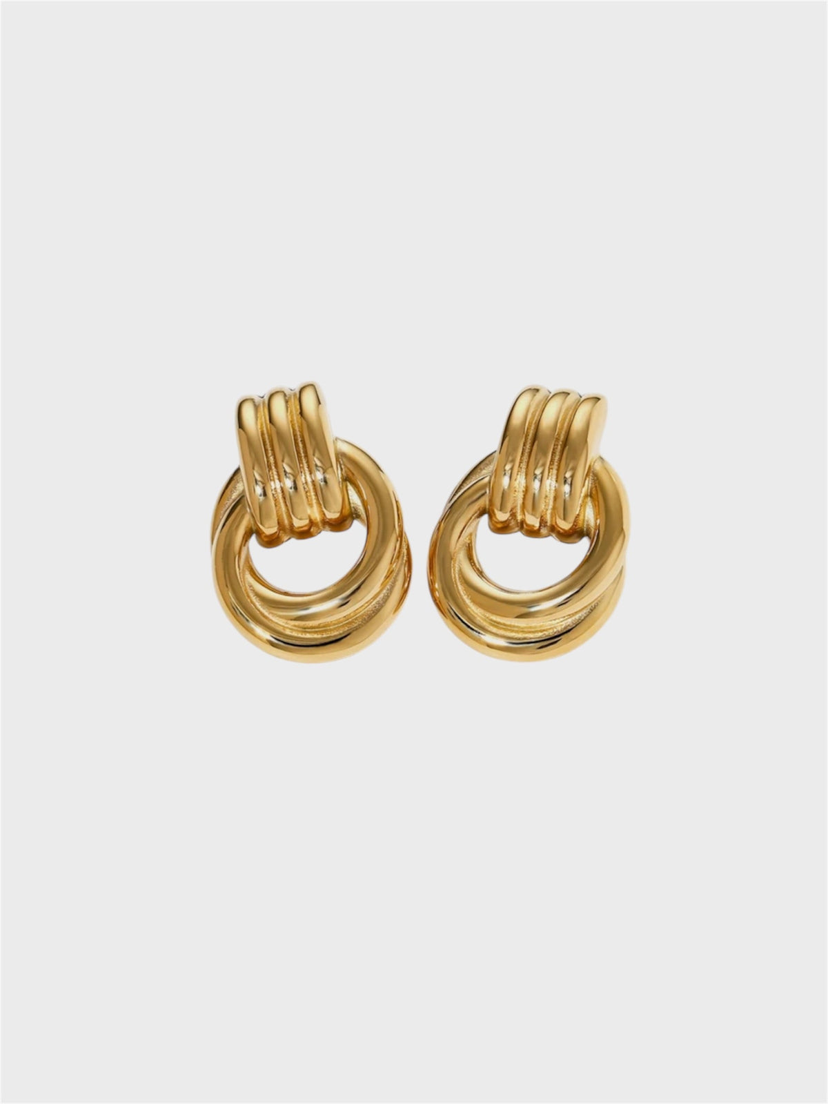 Vintage knot Studs - Jewelry Maktub LLC