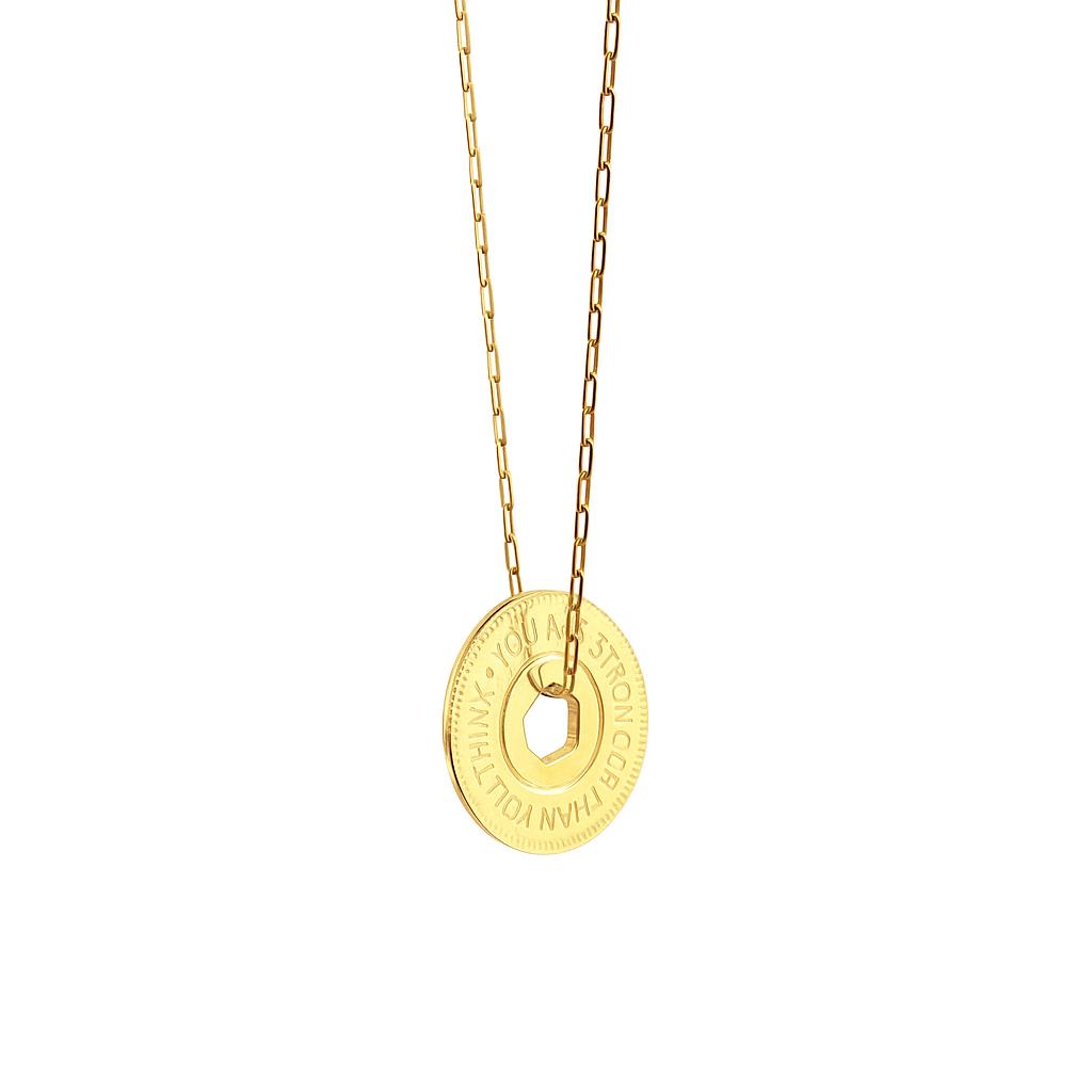 You Are Stronger Than You Think Necklace - Jewelry Maktub LLC