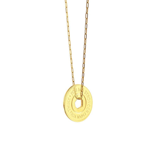 You Are Stronger Than You Think Necklace - Jewelry Maktub LLC